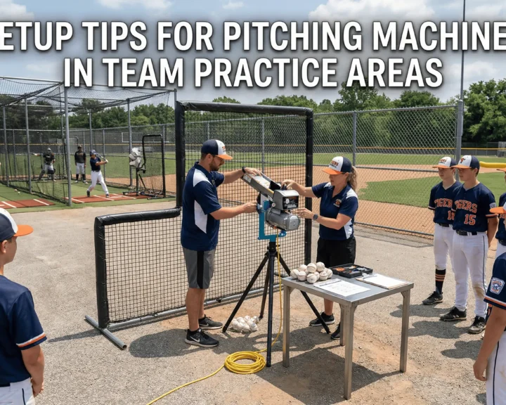 Setup Tips for Pitching Machines in Team Practice Areas