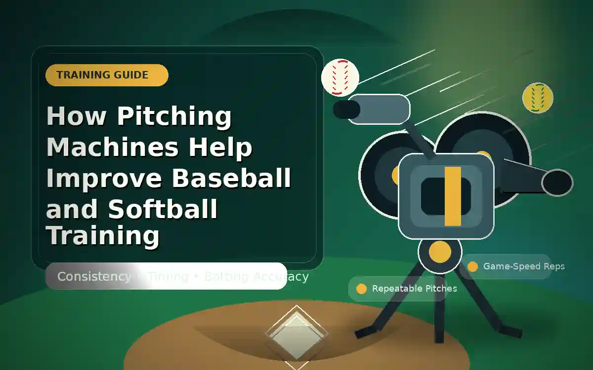 How Pitching Machines Help Improve Baseball and Softball Training